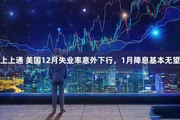 上上通 美国12月失业率意外下行，1月降息基本无望